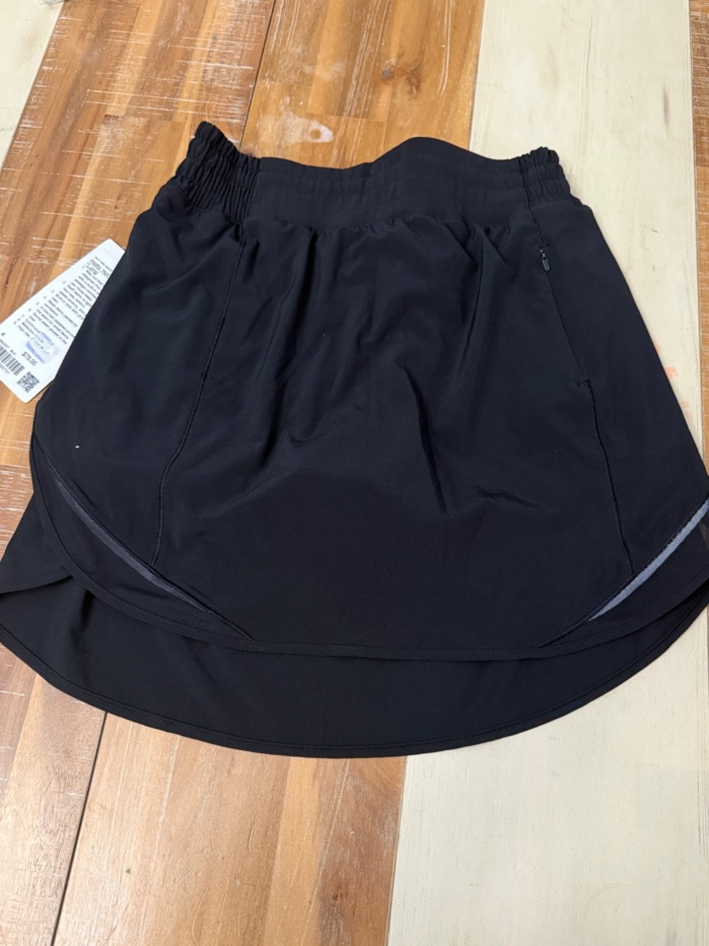 lululemon athletica Black High-Low Athletic Skort
